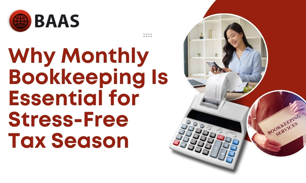 monthly bookkeeping for tax season